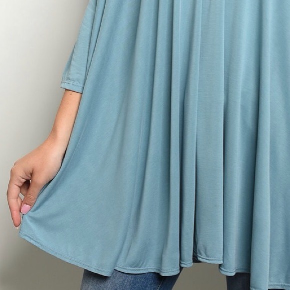 DEEP SKY BLUE TOP - Picture 5 of 7